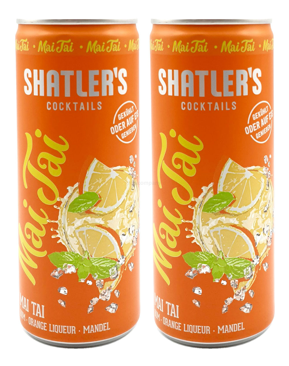 Shatlers Cocktail - 2er Set Shatlers Mai Tai 0,25L (10,1% Vol) inklusive Pfand EINWEG - Shatlers Cocktail - Ready to Go- [Enthält Sulfite]