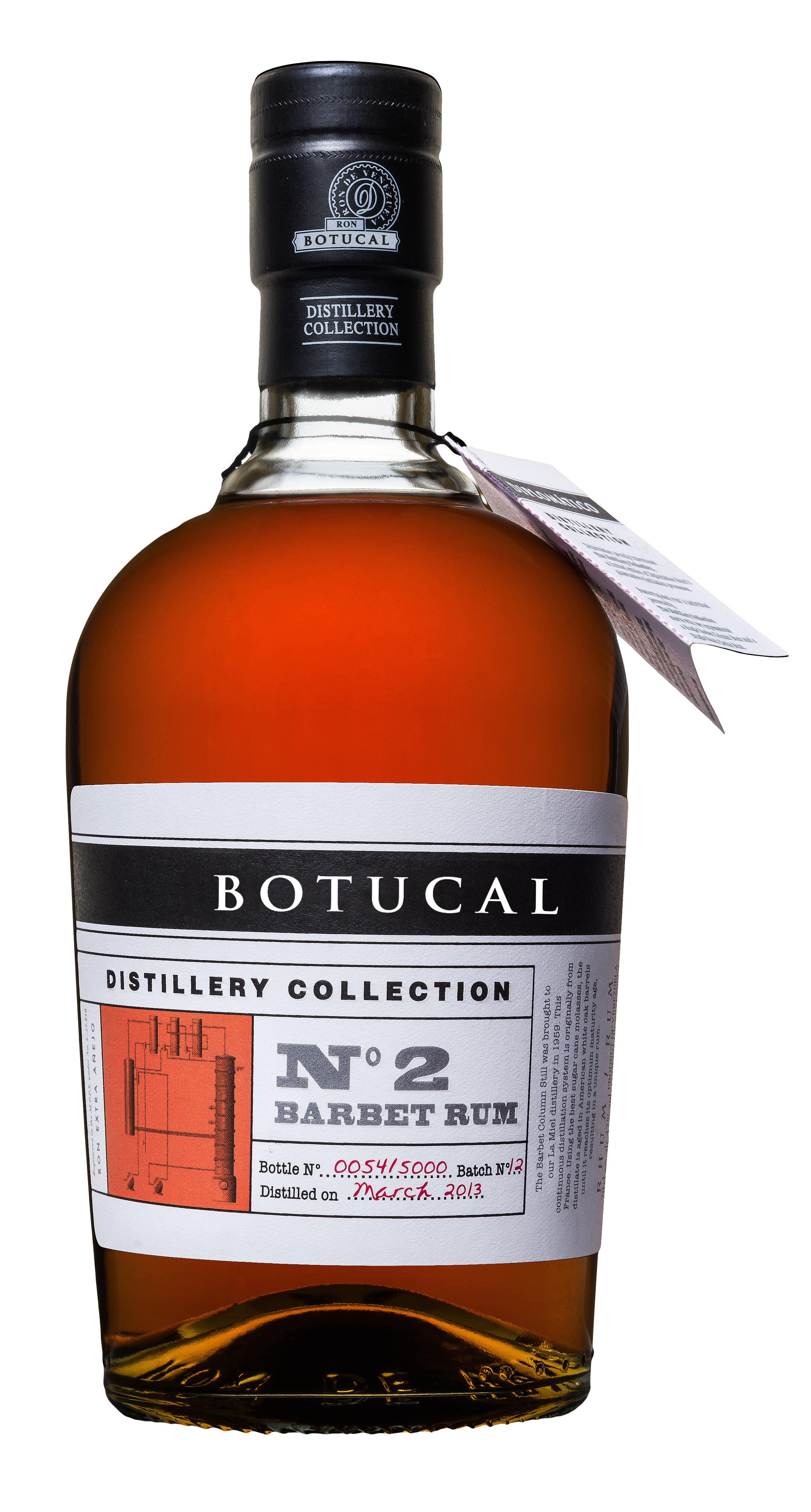 Botucal No2 Barbet Rum Rhum 0,70l (47% Vol) exklusive Sonderausgabe special limited edition distillery collection Ron de Venezuela - [Enthält Sulfite]
