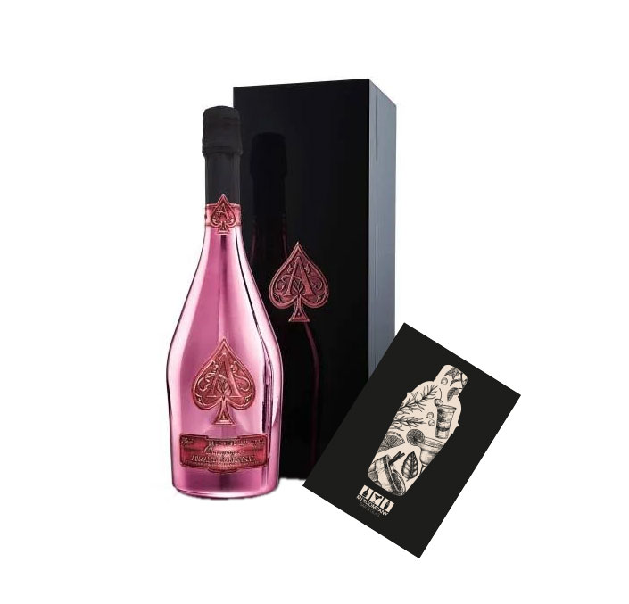 Armand de Brignac Brut Rose 0,75L (12,5% Vol) Champagner in Geschenkverpackung- [Enthält Sulfite]