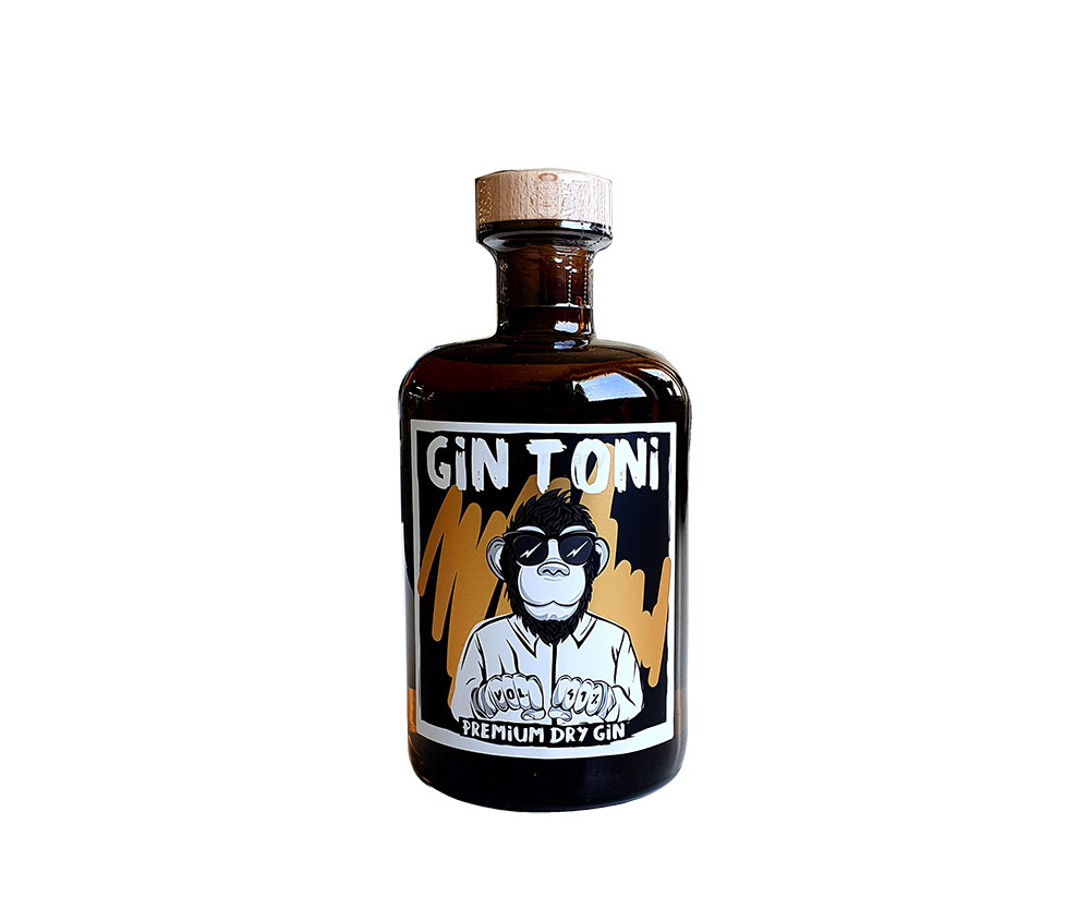 Gin Toni Premium Dry Gin 0,5l (41% Vol) [Enthält Sulfite]