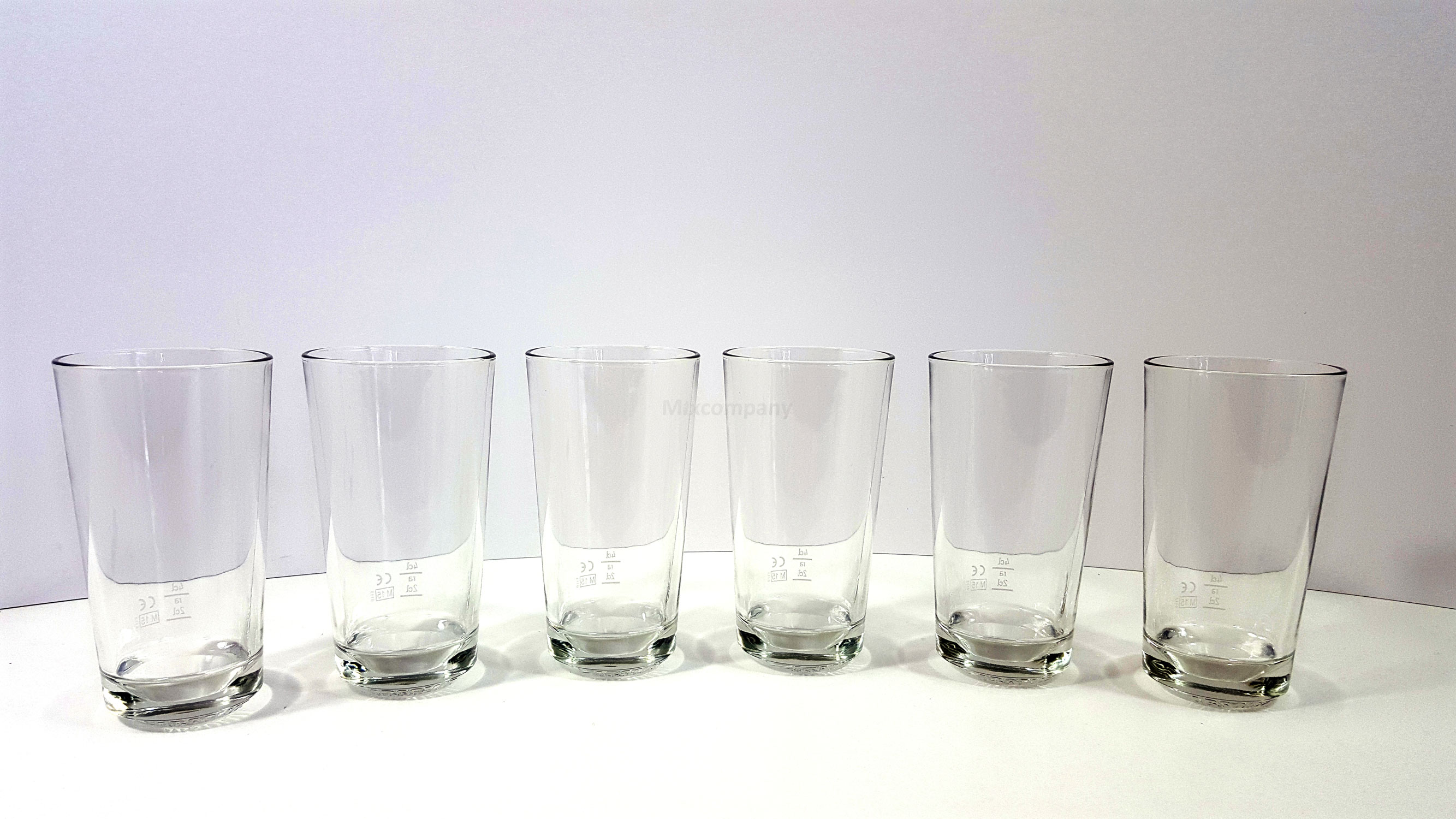 Absolut Vodka Glas 6er Set - geeicht 2/4cl