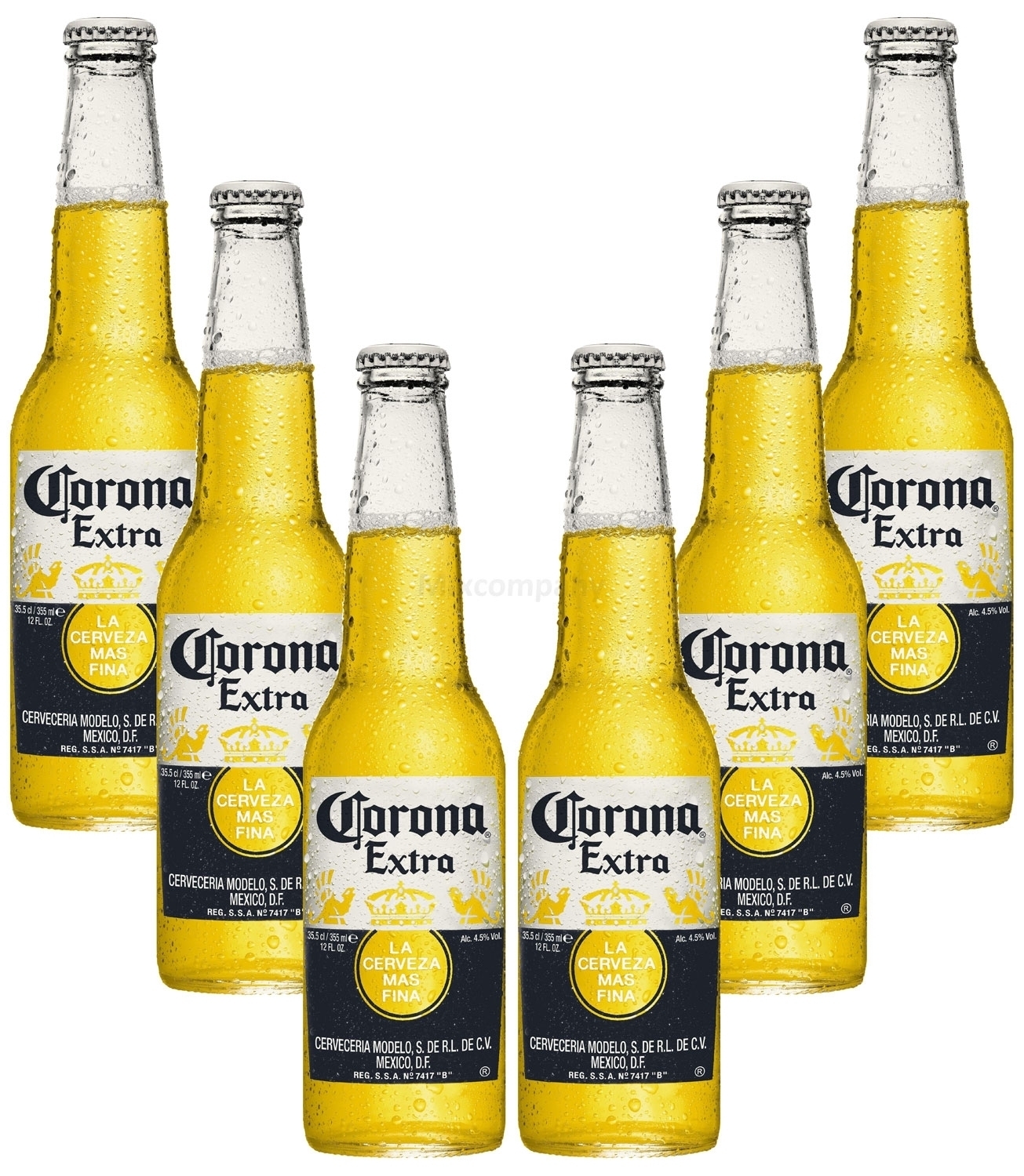 Corona Extra Mexikanisches Bier inkl. Pfand - 6x 355ml (4,5% Vol) -[Enthält Sulfite] - Inkl. Pfand MEHRWEG