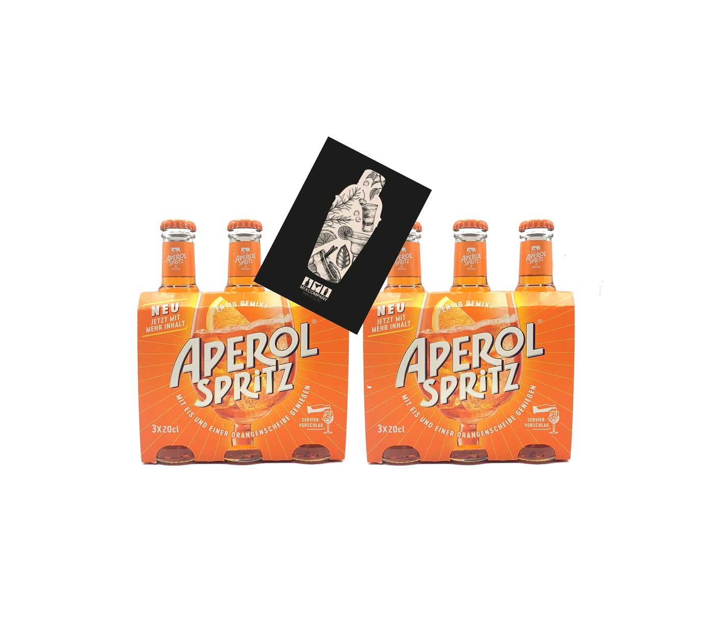 Aperol Spritz 6x 0,2l (10,5% Vol) ready to drink Aperitivo / Aperitif - [Enthält Sulfite]