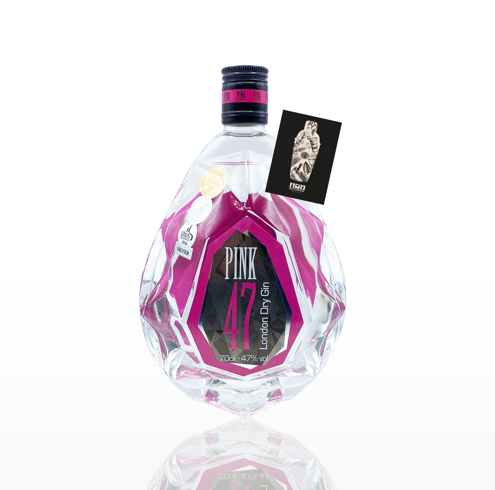 Pink 47 London Dry Gin 70cl (47% vol.)- [Enthält Sulfite]
