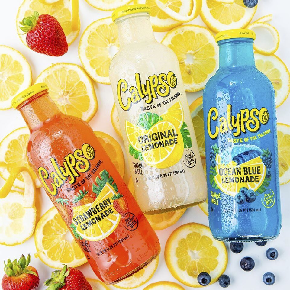 Calypso Original Lemonade 12x 473ml inkl. Pfand Einweg Limonade Ztirone