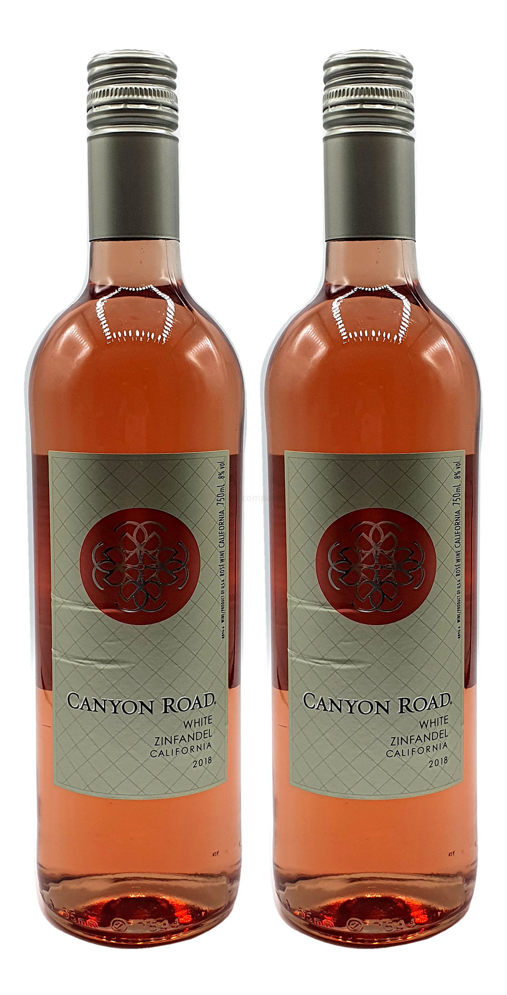 Rose Wein Set - 2x Canyon Road Zinfandel 750ml (8% Vol)- [Enthält Sulfite]