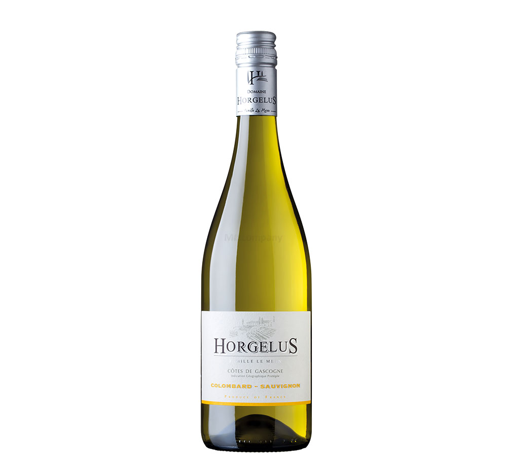 Horgelus Colombard Sauvignon Weißwein 0,75L (11,5% Vol) - Côtes de Gascogne Frankreich- [Enthält Sulfite]