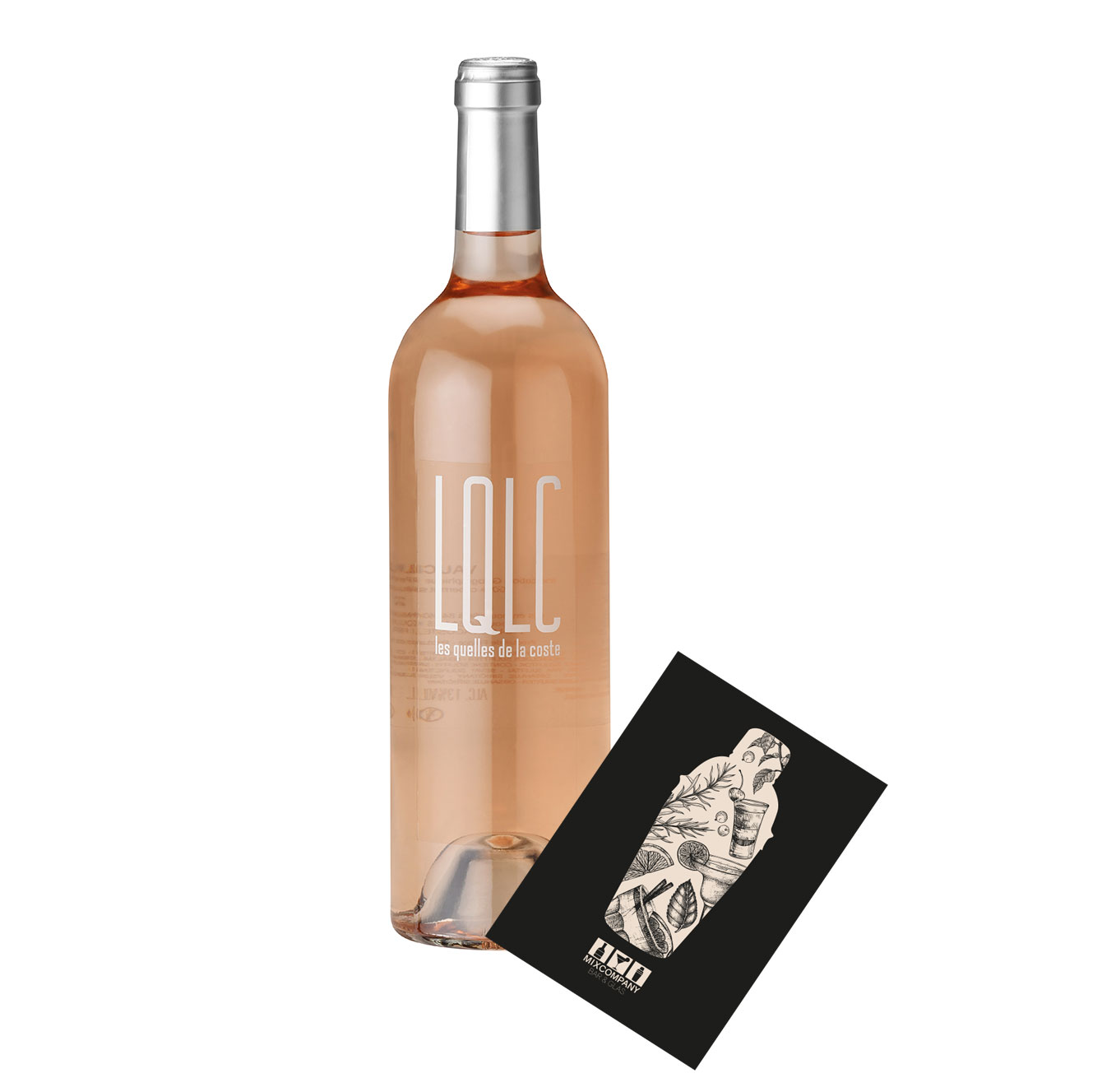 LQLC Rose Wein 0,75L (13% Vol) Les quelles de la coste rose von John Malkovich Frankreich Vaucluse trocken- [Enthält Sulfite]