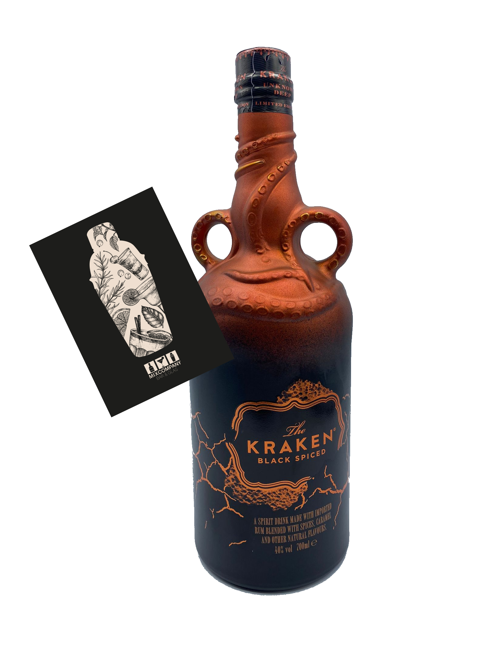 The Kraken Black Spiced Rum 0,7L (40% Vol) unknown deep Limited Edition Kupfer- [Enthält Sulfite]