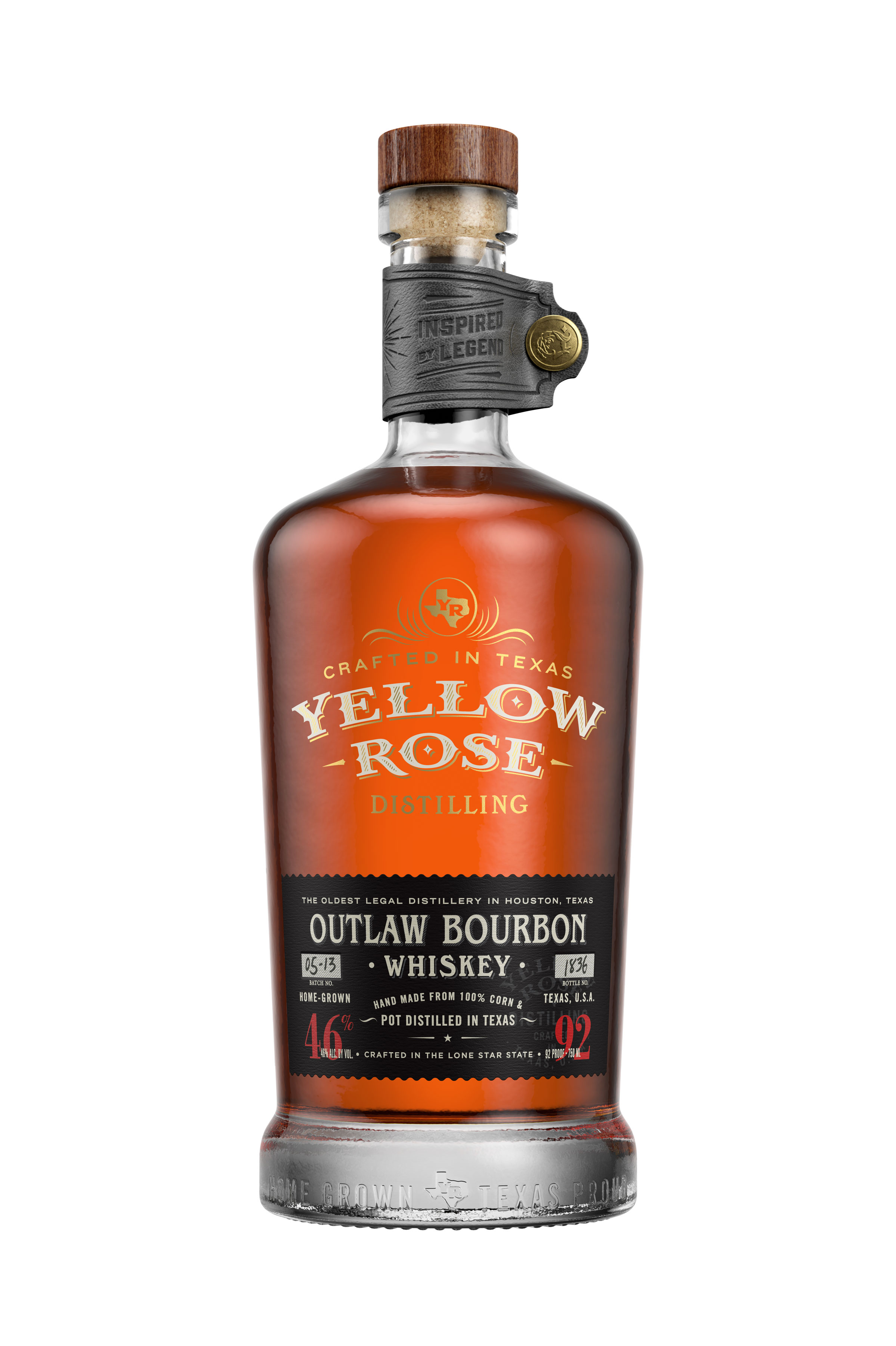 Yellow Rose Outlaw Bourbon Whisky 0,7L (46% Vol) - [Enthält Sulfite]
