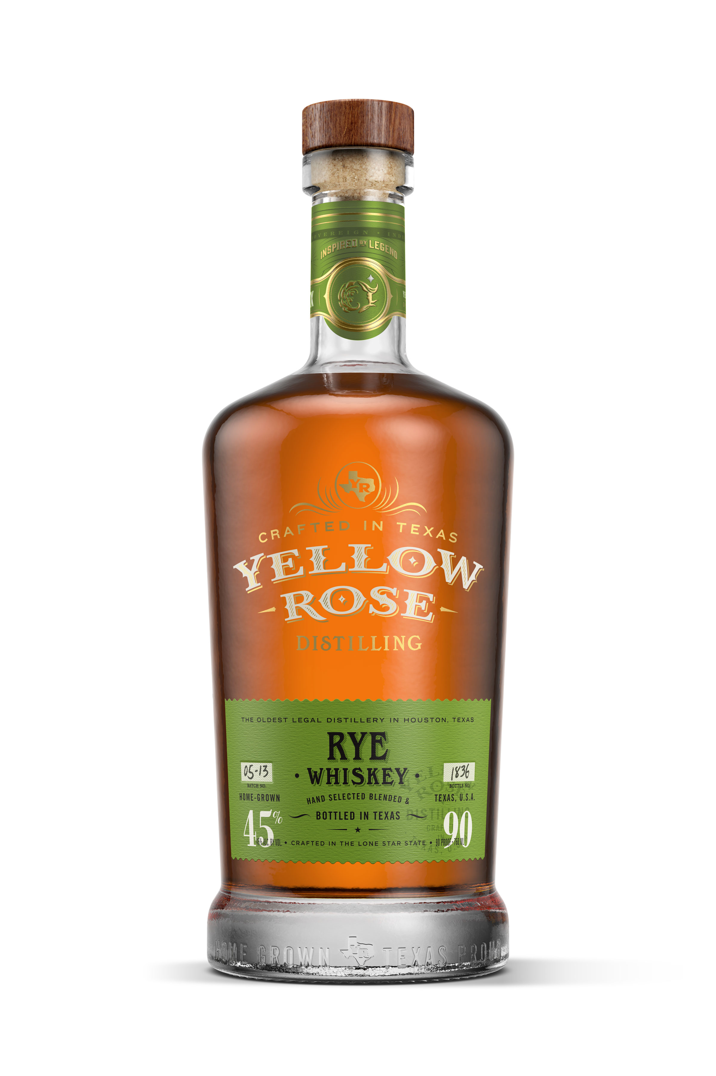 Yellow Rose Rye Whiskey 0,7L (45% Vol)- [Enthält Sulfite]