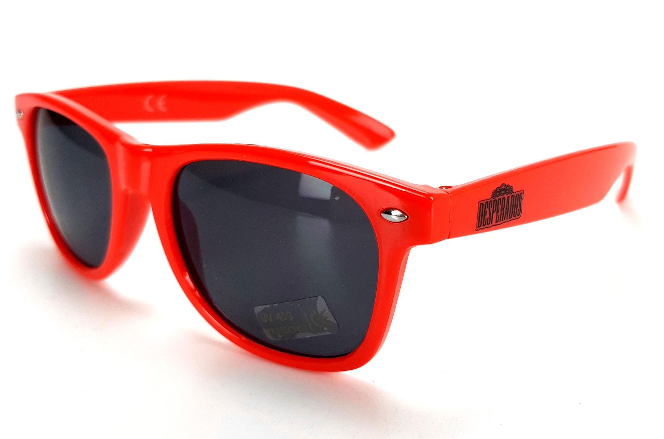 2 x Desperados Sonnenbrille Nerd Party Brille rot mit UV 400 Schutz