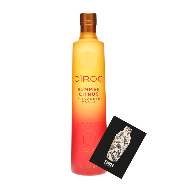 Ciroc Vodka Summer Citrus 0,7L (37,5% Vol) von P Diddy / Sean Combs flavoured Vodka limited Edition- [Enthält Sulfite]