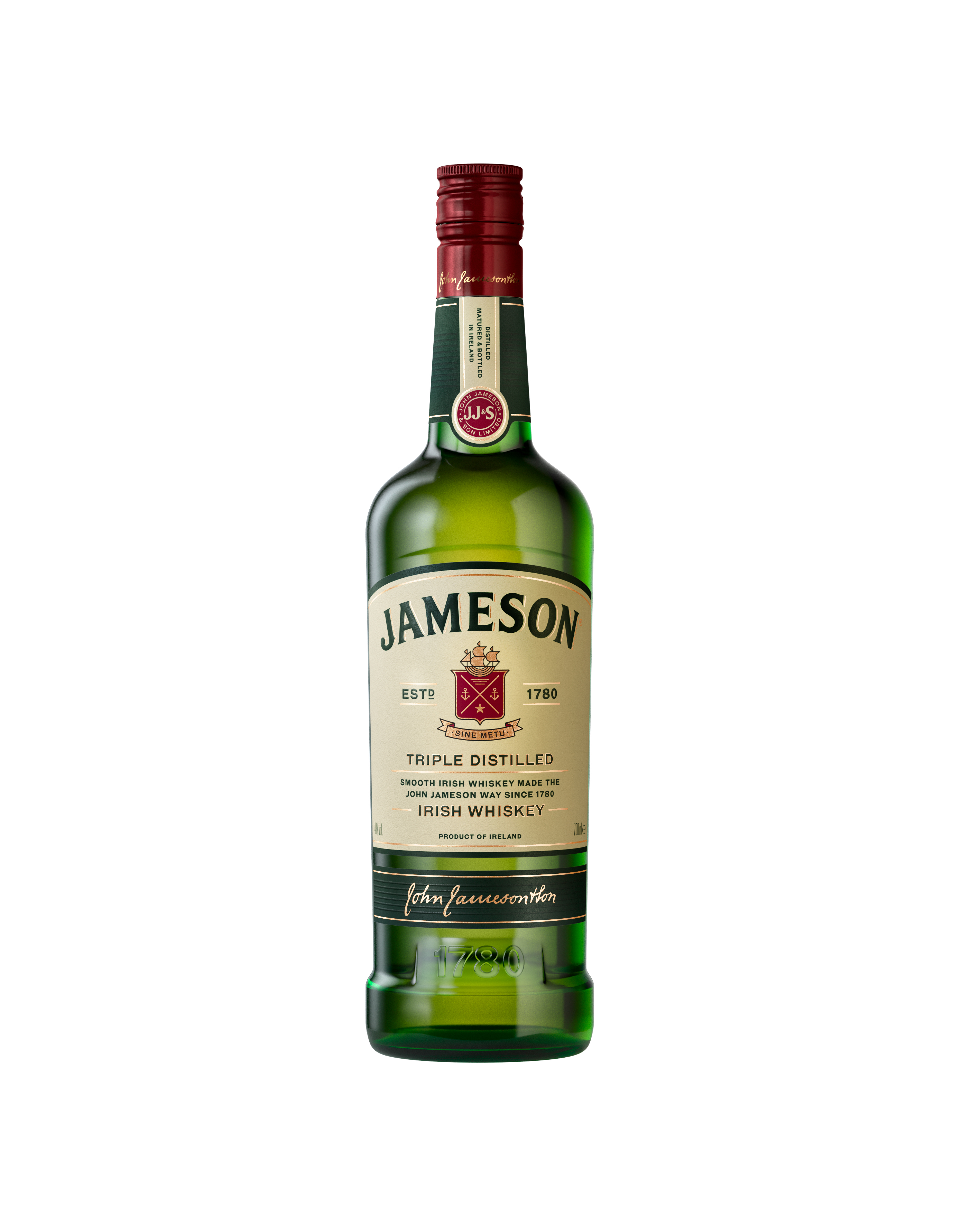 Jameson Irish Whiskey 0,7L Plus 6er Jameson Shotgläser (40% Vol)- [Enthält Sulfite]